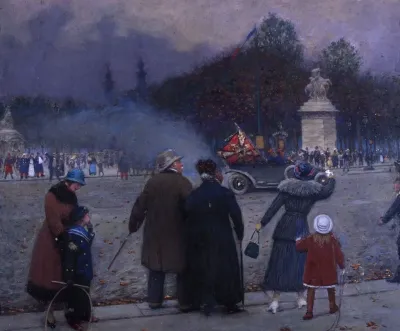 Drapeau Allemand Porte Aux Invalides