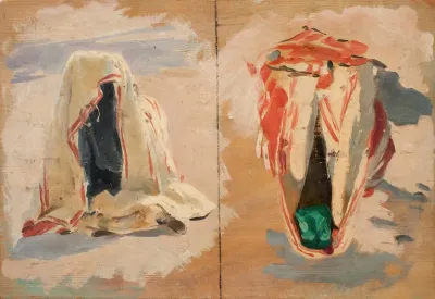 Draperiestudien Aus Tunis