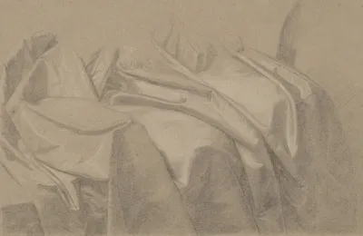 Drapery Study For Mary And Elizabeth Royall