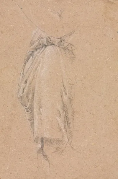 Drapery Study With Elbow
