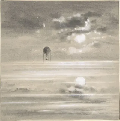 Drawing For An Illustration In Voyages Du Flandre