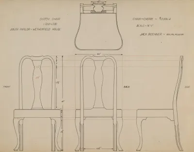 Drawing For Chair