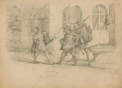 Drawing Illustrating Twelfth Night 2