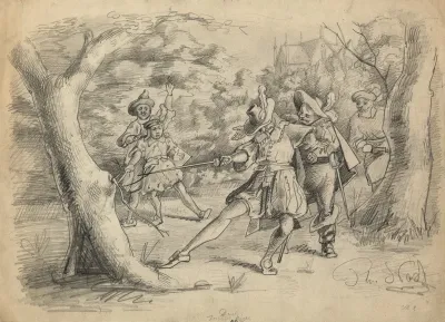 Drawing Illustrating Twelfth Night 3