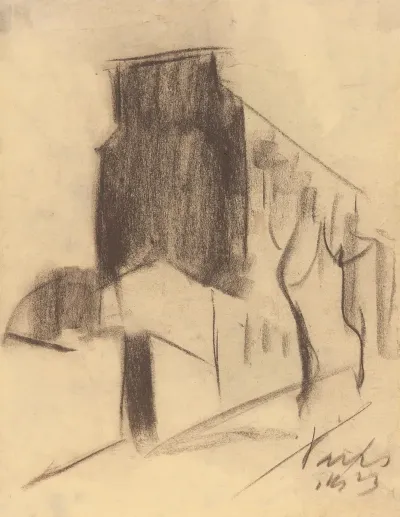 Drawing Of A House In Paris