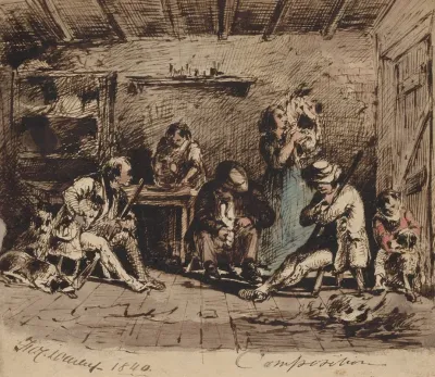 Drawing Of Cabin Interior