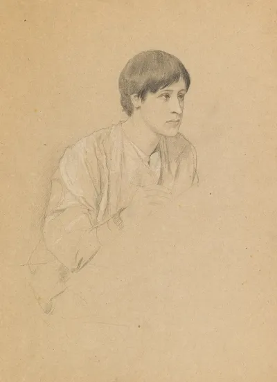 Drawing Young Man