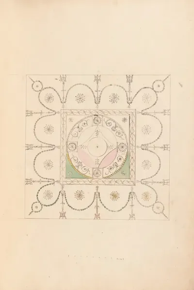 Drawings For Ceilings And Wall Elevations