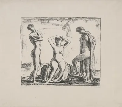 Drei Frauen Am Meer
