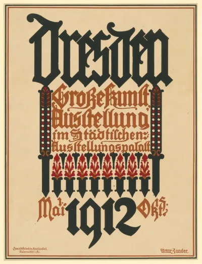 Dresden Grose Kunstausstellung Im Stadtischen Ausstellungspalast