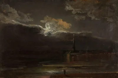 Dresden In Moonlight