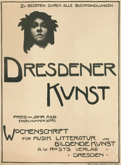 Dresdener Kunst Wochenschrift Fur Musik Litteratur Und Bildende Kunst