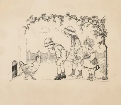 Drie Kinderen In Een Kippenhok 2