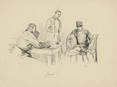 Drie Mannen Rond Een Tafel