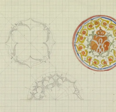 Drie Ontwerpen Voor Een Bord