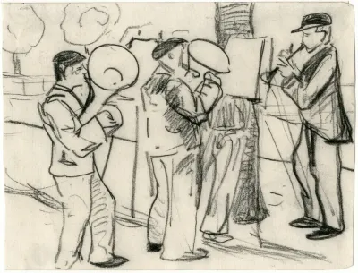 Drie Straatmuzikanten