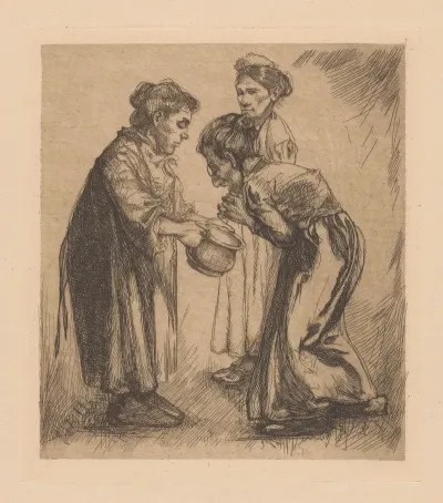 Drie Vrouwen Met Pot