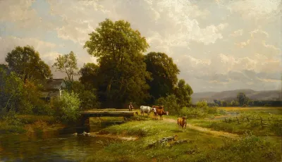 Driving The Cattle Home