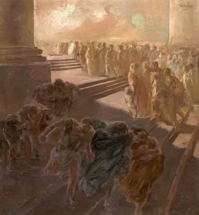 Driving The Merchants Out Of The Temple