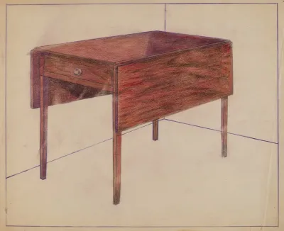 Drop Leaf Table 2