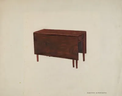 Drop Leaf Table 4