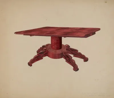 Drop Leaf Table 6
