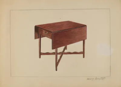 Drop Leaf Table 8