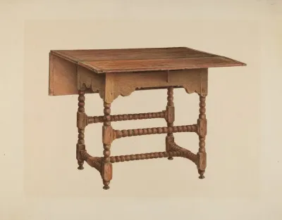 Drop Leaf Table 9