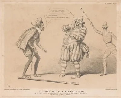 Dropping It Like A Red Hot Poker A Favorite Clown And Pantaloon Trick Lately Performed In Ireland With Very Amusing Effect