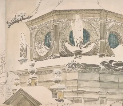 Drum Of The Cupola Of Sigismund Chapel