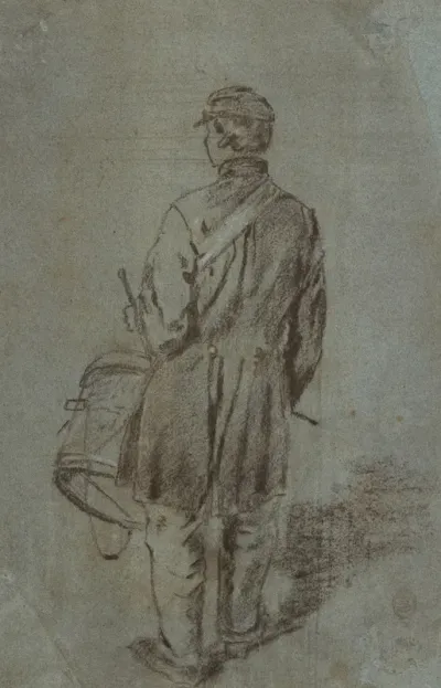 Drummer Seen From The Back