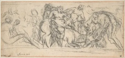 Drunken Silenus Riding On An Ass