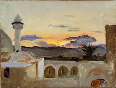 Dschenim In Samaria From The Journey To Palestine