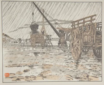 Du Quai De Passy Par La En Pluie