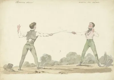 Duellerende Mannen