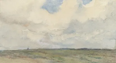 Duinlandschap Bij Storm