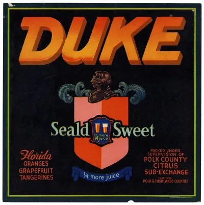 Duke Citrus Label 2