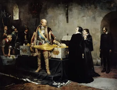 Duke Karl Insulting The Corpse Of Klaus Fleming