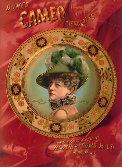 Dukes Cameo Cigarettes Manufactured By W Duke Sons Co