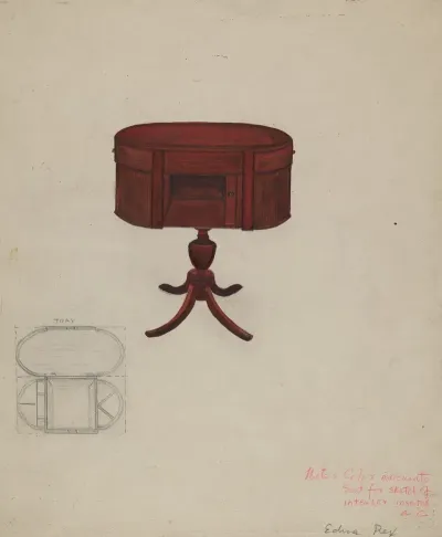 Duncan Phyfe Sewing Cabinet