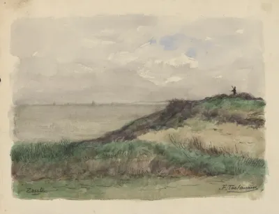 Dunes Sur Le Littoral Au Zoute