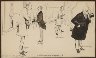During The Ministerial Crisis In August 1909