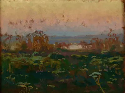 Dusk At The Dnieper River