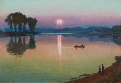 Dusk On A Lake