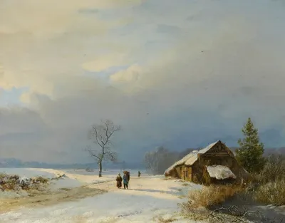 Dutch Winter In The Gooi