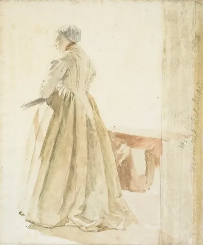 Dutch Woman As Seen From Behind