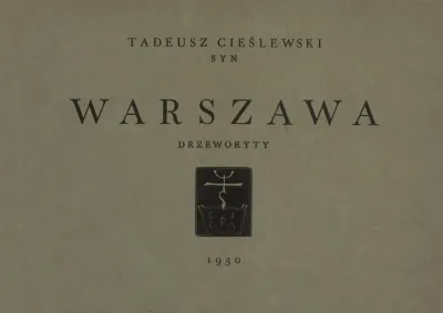 Dwanascie Widokow Warszawy Title Page