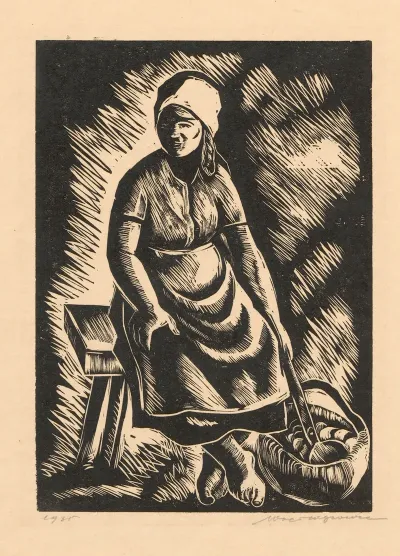 Dziewczyna Z Koszem