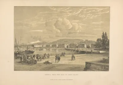E ‎ ‎kirchner Geneva‎ ‎from‎ ‎the‎ ‎quai‎ ‎du‎ ‎mont‎ ‎blanc