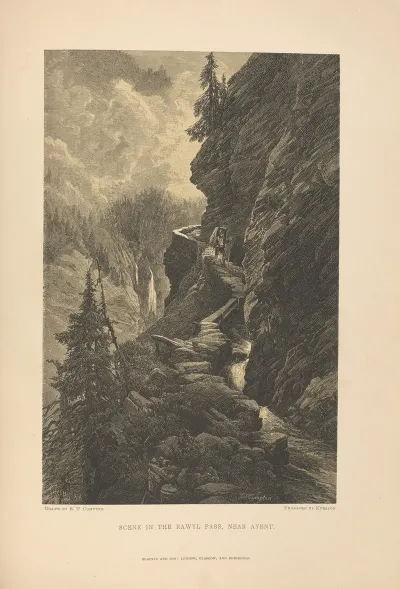 E t compton Scene in the rawyl pass near ayent